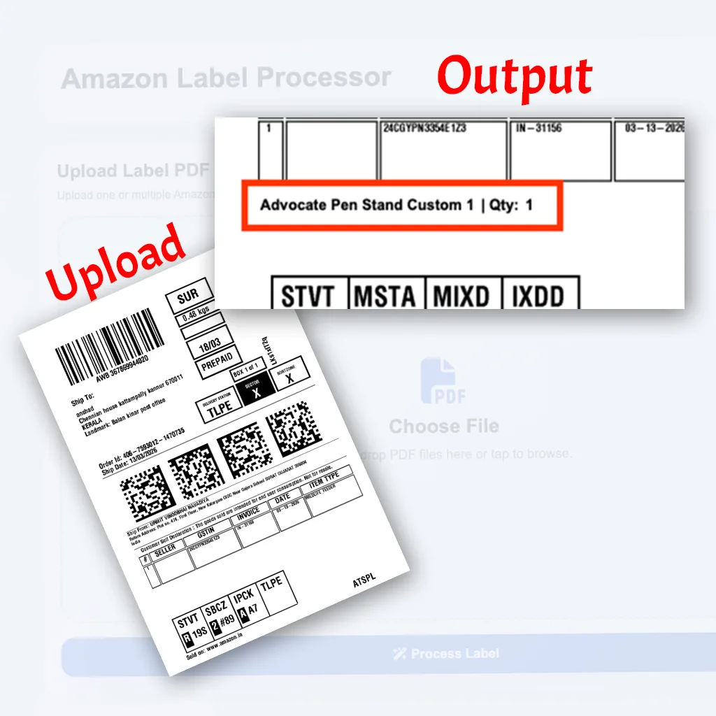 Amazon Label Processor